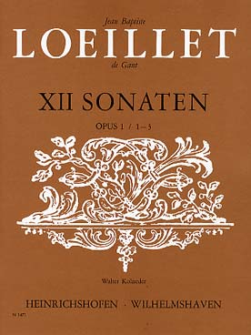 Illustration loeillet sonates op. 1 vol. 1