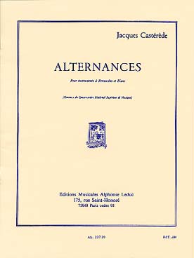 Illustration de Alternances pour percussions et piano