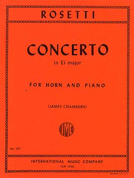 Illustration de Concerto en mi b M (Rössler)