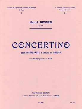 Illustration busser concertino op. 80