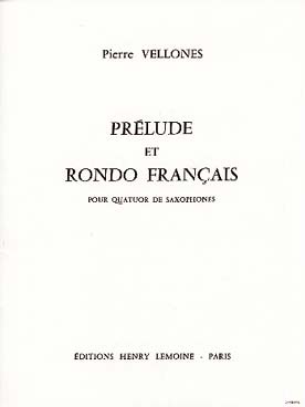 Illustration de Prélude et rondo pour 4 saxophones
