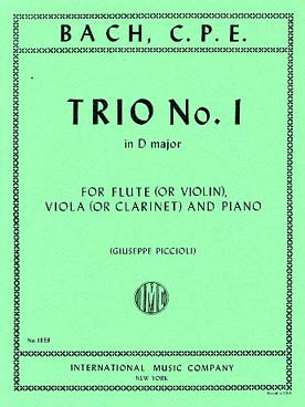 Illustration bach cpe trio n° 1 flute/clar./piano