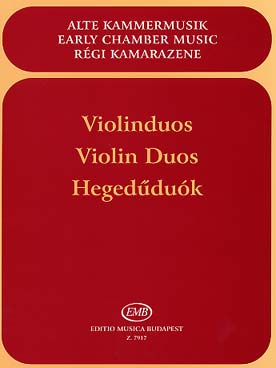 Illustration de VIOLIN DUOS Early chamber music