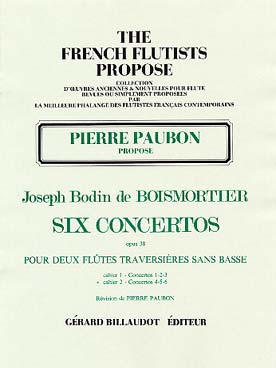 Illustration boismortier concertos op. 38 vol. 2
