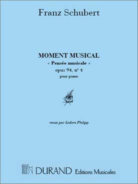 Illustration de Moment musical op. 94 N° 4 (pensée  musicale)