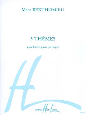 Illustration de 3 Thèmes pour flûte et piano (ou harpe)
