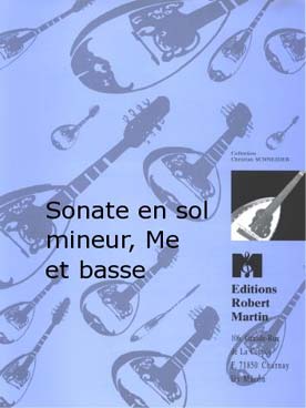 Illustration de Sonate en sol m pour mandoline et basse