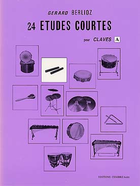 Illustration de 24 Études courtes - Vol. A : pour claves