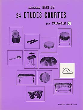 Illustration de 24 Études courtes - Vol. C : pour triangle