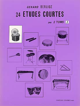 Illustration de 24 Études courtes - Vol. J : pour 2 toms