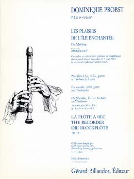 Illustration de Les Plaisirs de l'île enchantée (fl bec, guitare, violon, percussion)