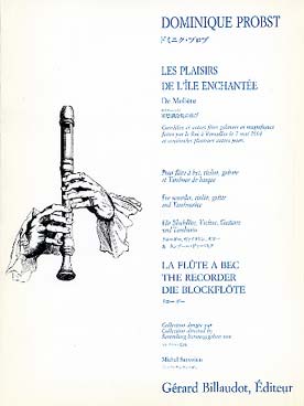 Illustration de Les Plaisirs de l'île enchantée (fl bec, guitare, violon, percussion)