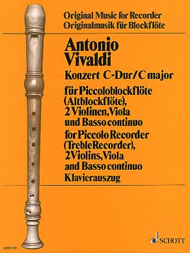 Illustration de Concerto en do M RV443 pour flûte piccolo et orchestre, réd. piano