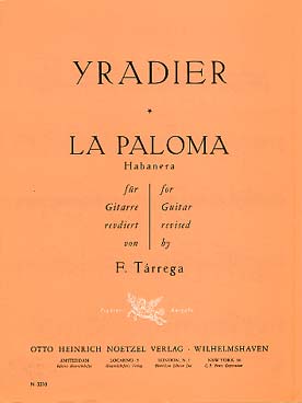 Illustration de La Paloma, habanera (tr. Tárrega)