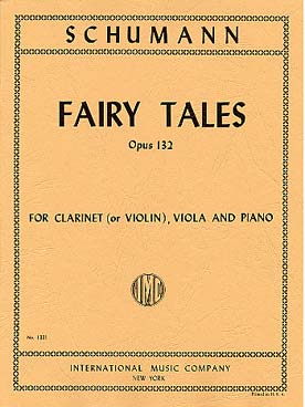 Illustration de Contes de fées op. 132 pour clarinette (ou violon), alto et piano