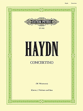 Illustration de Concertino Hob. VIV:3 pour 2 violons, basse et piano
