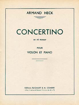 Illustration heck concertino en re min
