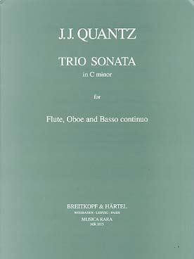 Illustration de Trio-sonate en do m pour flûte, hautbois et basse continue