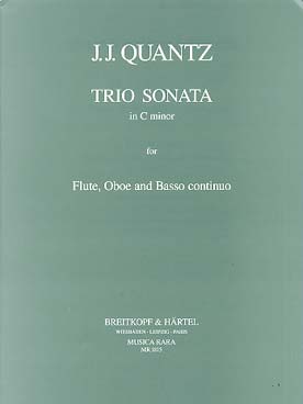 Illustration quantz trio-sonate en do min fl/ob/b.c.