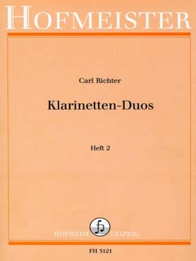 Illustration de KLARINETTEN DUOS Vol. 2 (tr. Richter)