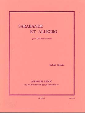 Illustration de Sarabande et allegro