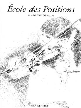 Illustration van de velde ecole 4eme position violon