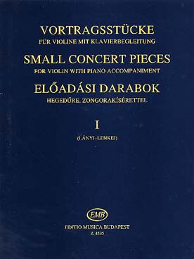 Illustration small concert pieces vol. 1