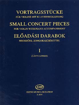 Illustration de Small concert pieces Vol. 1