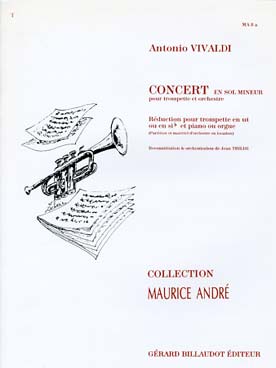 Illustration de Concerto en sol m (arr. Thilde)