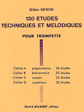 Illustration de 130 Études techniques et mélodiques - Vol. C : 32 études (moyen)