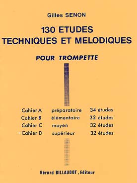 Illustration de 130 Études techniques et mélodiques - Vol. D : 32 études (supérieur)