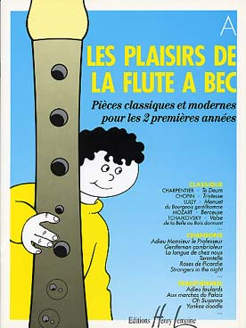 Illustration de Les PLAISIRS de la flûte à bec soprano - Vol. A