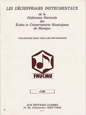 Illustration de FFEM (ex FNUCMU) : déchiffrages instrumentaux
