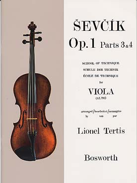 Illustration de Op. 1 : École de la technique - Vol. 3/4 : changements de position, doubles, triples et quadruples cordes, pizzicato, harmoniques
