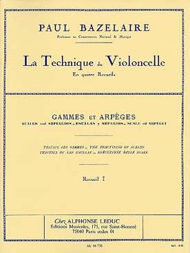 Illustration bazelaire technique violoncelle vol. 1