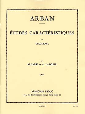 Illustration arban etudes caracteristiques