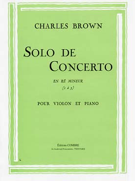 Illustration brown solo de concerto en re min