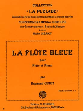 Illustration de La flûte bleue