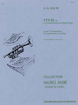 Illustration de Final de la Passion selon Saint Jean pour 3 trompettes, 3 trombones et tuba