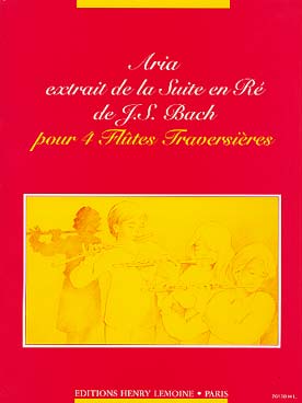 Illustration bach js aria extrait de la suite en re