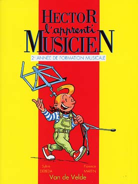 Illustration de HECTOR, L'Apprenti musicien par Debeda, Heslonis et Martin - Vol. 2 : 2e année + cahier exercices