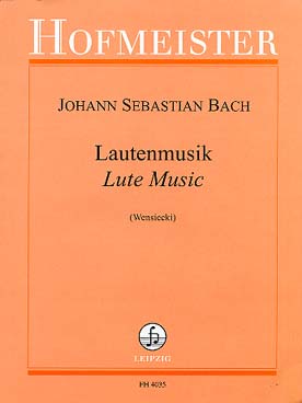 Illustration de Lautenmusik : intégrale de l'œuvre pour luth, tr. et commentaires de Wensiecki