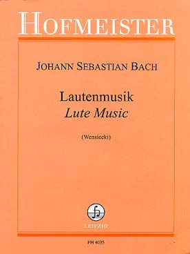 Illustration de Lautenmusik : intégrale de l'œuvre pour luth, tr. et commentaires de Wensiecki