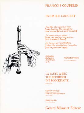 Illustration de 1er Concert pour flûte à bec soprano ou ténor et basse continue