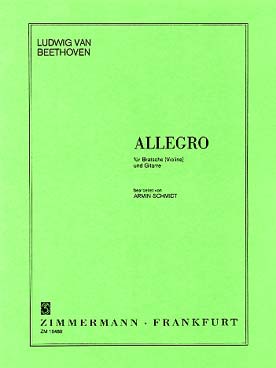 Illustration de Allegro pour alto et guitare (tr. Schmidt)