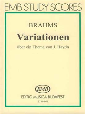 Illustration de Variations sur un thème de Haydn op 56 a