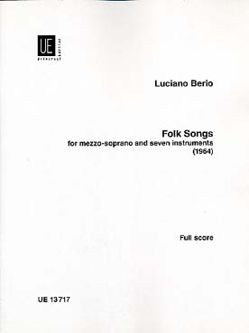 Illustration berio folk songs pour mezzo