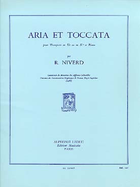 Illustration de Aria et toccata (ut ou si b)