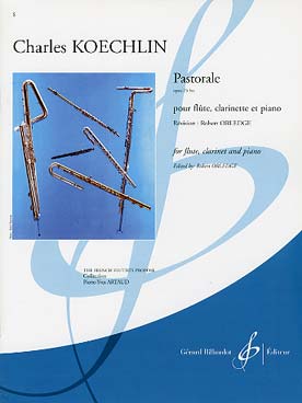 Illustration de Pastorale op. 75 bis pour flûte, clarinette et piano