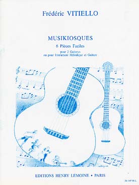 Illustration de Musikiosques, 6 pièces faciles pour 2 guitares ou pour instrument mélodique et guitare